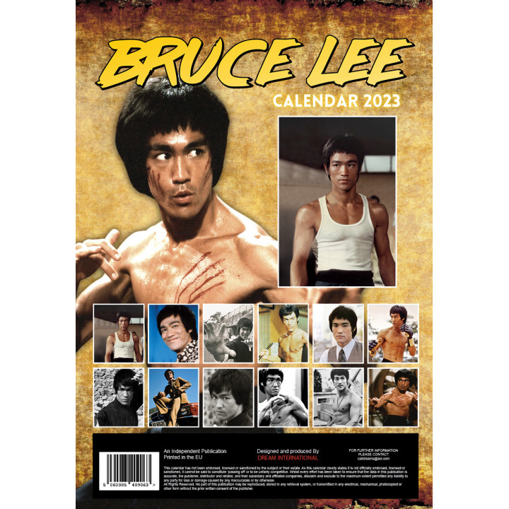 Calendrier Bruce Lee 2023