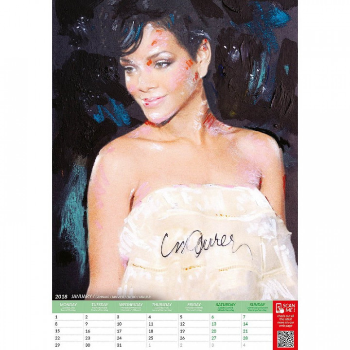 Calendrier Rihanna 2018