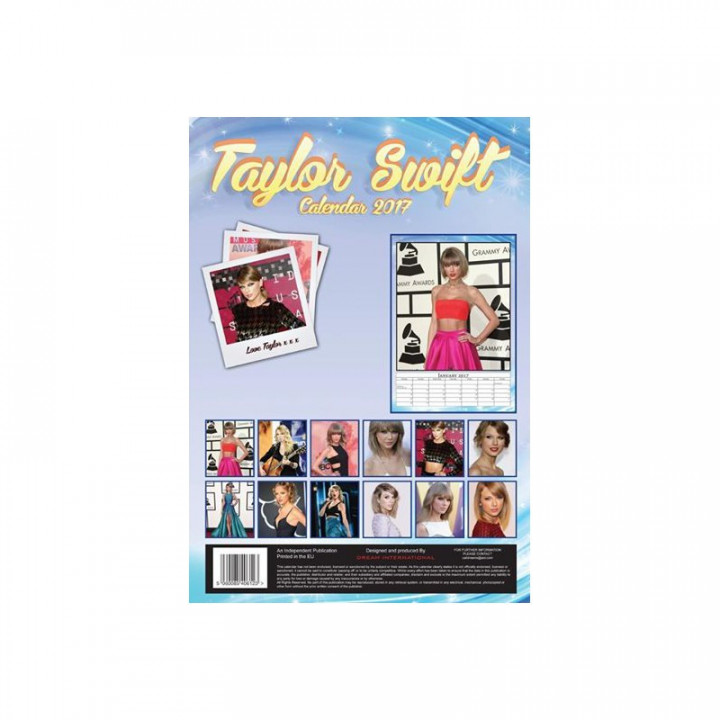 Calendrier TAYLOR SWIFT 2017