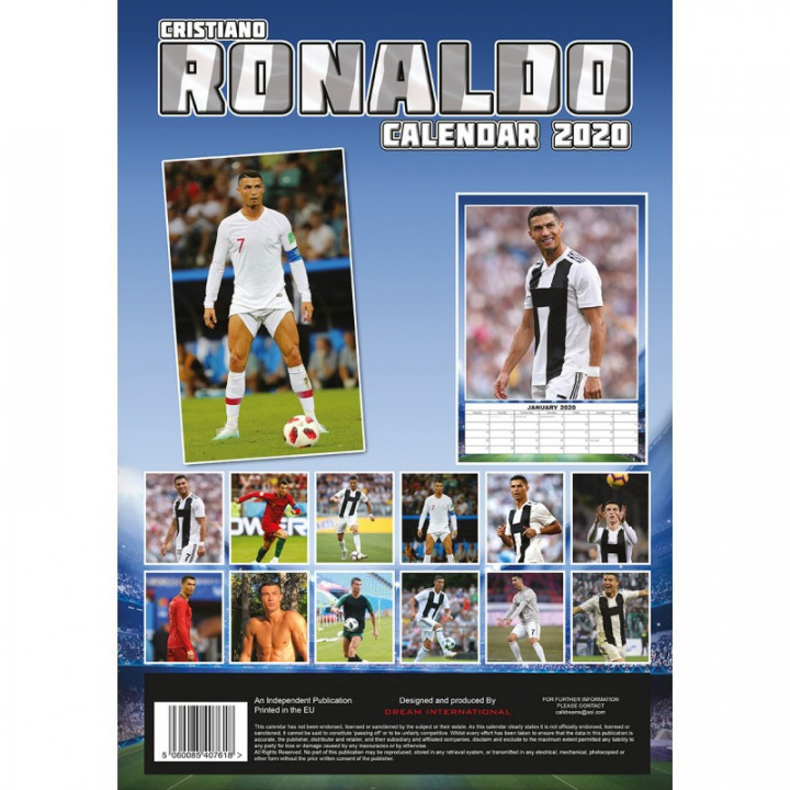 Calendrier Cristiano Ronaldo 2020