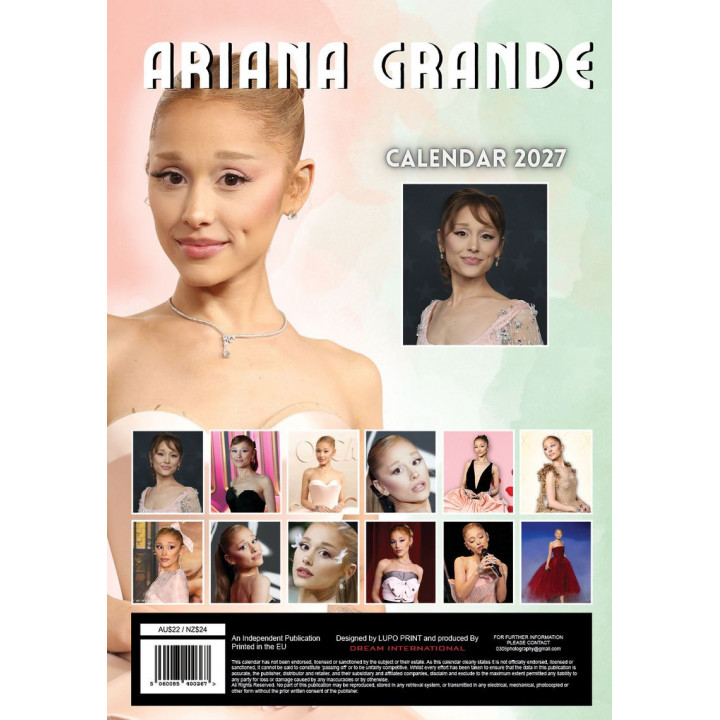 Calendrier Ariana Grande 2027