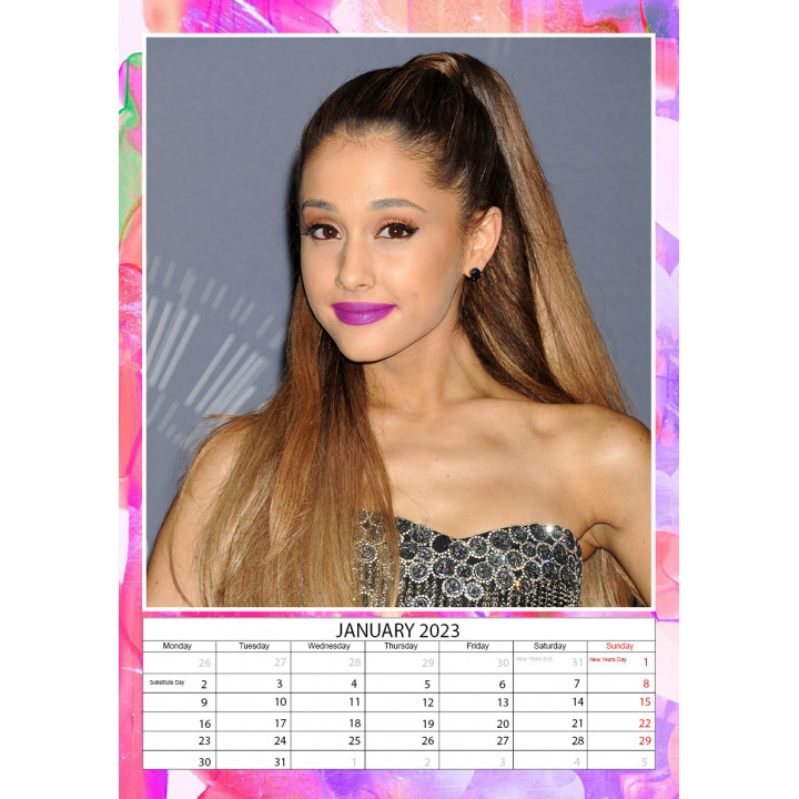 Calendrier Ariana Grande 2023